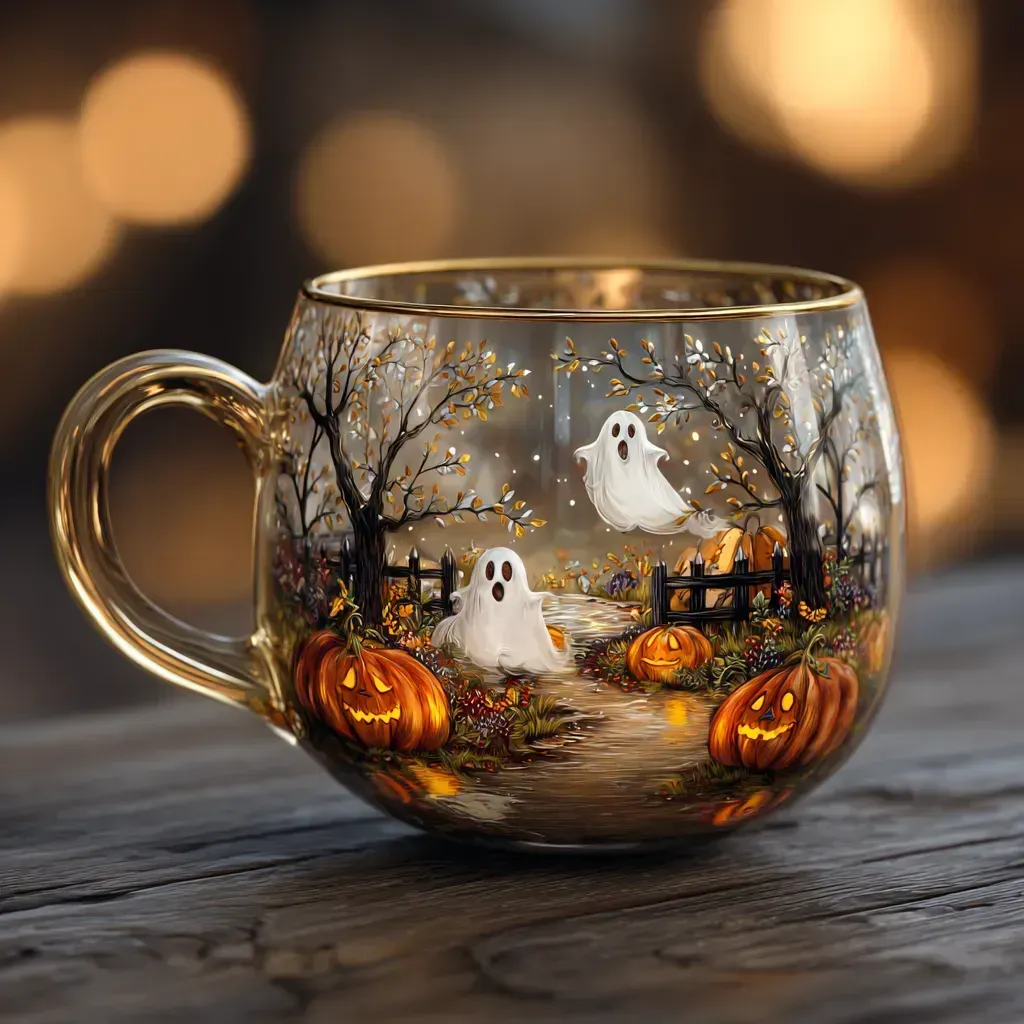 🎅☕Christmas Painted Mug